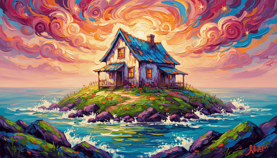 an island with exactly one house